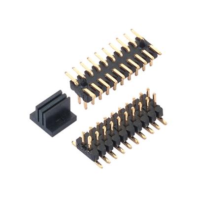 China Cost-effective Pitch 1.27mm Pitch 1.27mm PCB Panel Pin Seat Connector Double Pitch Female Main Row Female SMT Socket Connector for sale