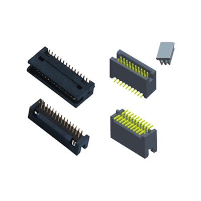 China PCB Printed Circuit Board (PCB) connectors with single or double row pins and gold plated brass for sale