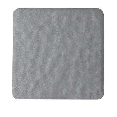 China 108x108 Mm Light Gray Rustic Plaza Paving Tile Supermarket Silver Garage Square Exterior Quilted Floor Tiles For Sale for sale