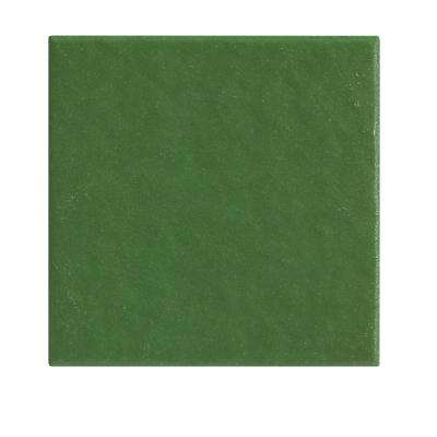 China 150x150mm Green Non-Slip Grass Plaza Ceramic Paving Tiles Rustic Outdoor Garage Square Supermarket Floor Tiles On Sale for sale