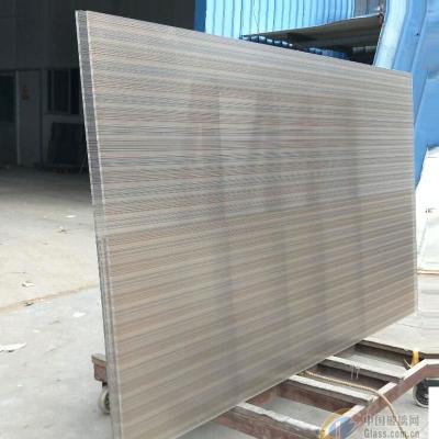 China Modern Toughened Fabric Laminated Decorative Customized Size And Thickness Of Glass Sandwich Double Glazing Laminated Glass for sale