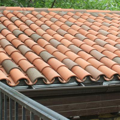 China Semi Cylinder Roof Tiles in Different Colors Waterproof for Building Material for sale