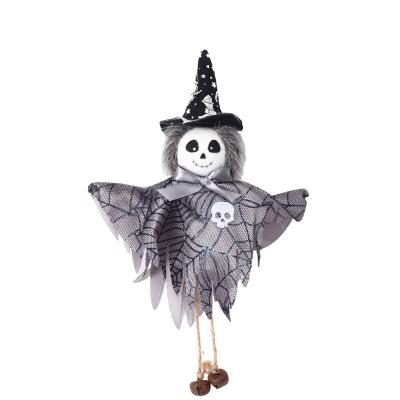 China Halloween Ornament Halloween Wall Decoration Pumpkin Ghost Witch Doll Cloth Party Doll Halloween Pendant Decor for sale