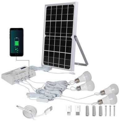 China 1000W 500W 300W Portable Home Power Solar System Home Solar Powered Home Lighting and Phone Charging Solar Power System for sale