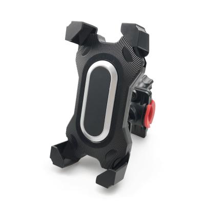 China Adjustable 360 ​​Degree Universal Cell Phone Holder Moto Motorcycle GPS Smartphone Mount Bicycle Mobile Phone Holder for sale