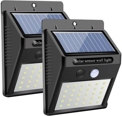 China Solar Night Waterproof Emergency Security Light Body Motion Sensor Garden Outdoor PIR Wall Mounted Garden Led Solar Motion Sensor Wall Light for sale