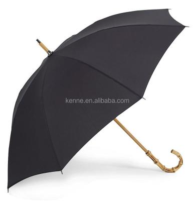 China Polyester Handle Bamboo Umbrella for sale