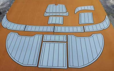 China Marine Grade EVA 60 Degrees Swim Platform Pads for sale