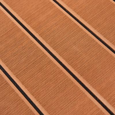 China ROHS borstelde 50 Graden van Eva Faux Teak Decking Sheet Te koop