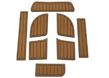 China 240x120cm EVA Synthetic Teak Deck for sale