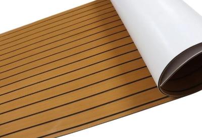 China Textura acanalada los 240*120CM EVA Synthetic Teak Deck en venta