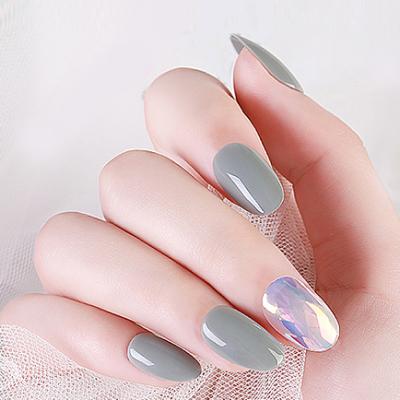 China Various Color Eco-Friendly Fake Nails Wholesale Free Sample Custom Long Press On Nails For Women for sale