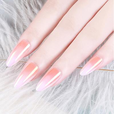 China Adiyat Eco-Friendly Customized Europe America Luxury Press On Nails Designed Ballerina Long Fake Nail Tips for sale