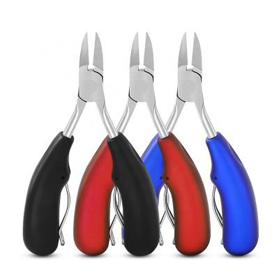 China Premium Handy Salon Home Adiyat Stainless Steel Nail Nipper Trimmers Remove Dead Skin Cuticle Clippers Manicure Tool for sale