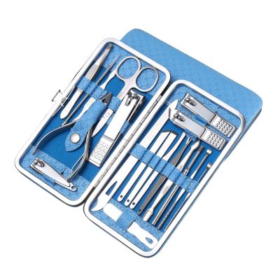 China Wholesale Current Salon Home Aidyat Manicure Set Nail Clippers Eyebrow Kit Pedicure Care Tools Stainless Steel Women Grooming Kit for sale