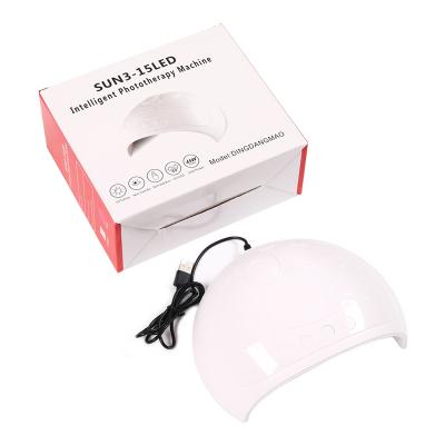 China Newest Nail Art Salon Smart Sensor Manicure Equipment Quick Dry Portable UV Led Lamp With Mini White Design for sale