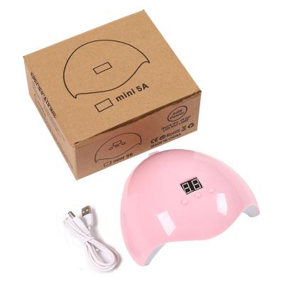 China Nail Art Salon Professional LED Light Nature Pink UV Nail Lamp For Gel Nail Polish Auto Fast Dry Salon Nail UV Lamp for sale