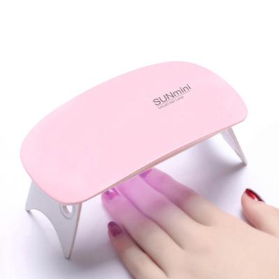 China New SUN LED Gel Polish Light Gel Polish Cordless Rechargeable American European Low Power 6w LED UV Fast Cure Nail Lamp for sale