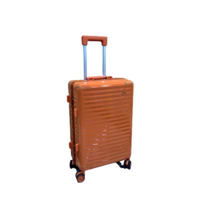 China ABS 20/22/24/26 ABS+PC alu frame suitcase zipper TSA lock sta not carry on luggage new design china manufacturer for sale