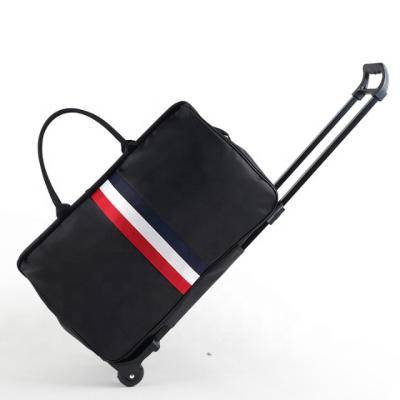 China Popular Trolley Daily Bag Trolley Bags For Man Cloth Bag Large Capacity With Smooth Trolley Fodable Luggage for sale