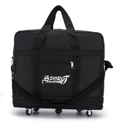 China Popular Trolley Daily Bag Handbags For Man Cloth Bag Large Capacity With Smooth Wheels Fodable Luggage for sale