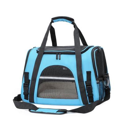 China Waterproof Pet Carrier Airline Approved Soft-Sided Cat Carrier With Removable Washable Mat for sale