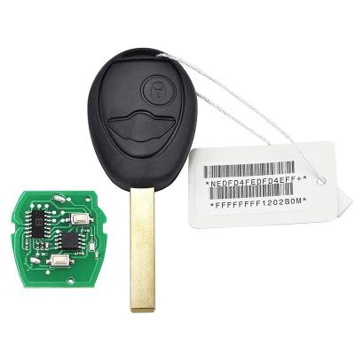 China OEM Plastic 2 Button +Metal Remote Key 433MHZ ID73 Chip For BMW Mini Rover 75 2002-2005 With Code for sale