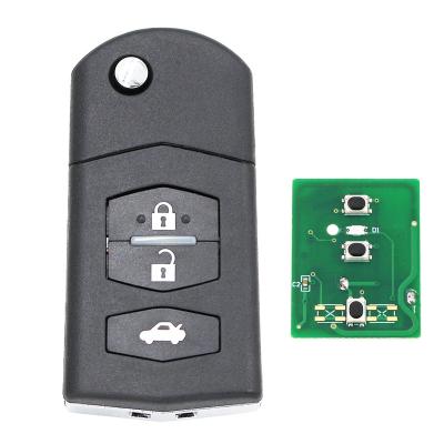 China 3 Button Flip Remote Key For Mazda New Wings Rui M6 434MHZ 4D63 Chip K10051+Because095 for sale