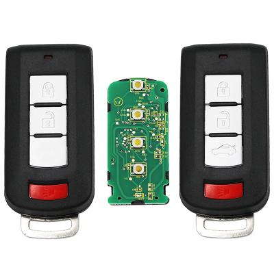 China 3/4 Button Smart Remote Car Key FSK 315MHz ID47 Chip FOB For Mitsubishi Mirage L200 2013-2019 Model: GHR-M003, FCC ID: OUC003M K15048 K15049 for sale