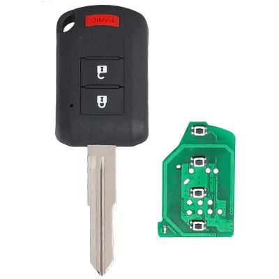 China 2+1/3 Button Car Remote Master Key 315MHz ID47 Chip FOB For Mitsubishi Eclipse Cross 2018 2019 2020 FCC IDs: OUCJ166N P/N: 6370C135 K15045 for sale