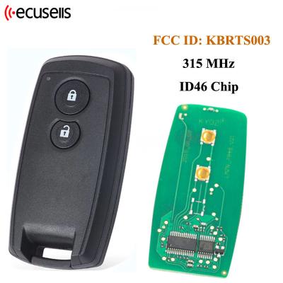 China FCC ID: KBRTS003 Smart Card 2 Blade HU133 K21011 Fast Keyless Remote Key FOB BTN 315MHz ID46 Chip For Suzuki SX4 Grand Vitara for sale