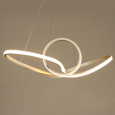 China Modern Design Large Modern Circle LED Ring Pendant Light for Living Room for sale