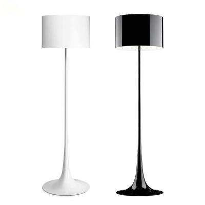 China Contemporary Aluminum Contemporary Home Decorative Black Floor Lamp for Living Room for sale