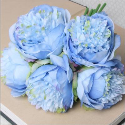 중국 2021 Hot artificial holding flowers in bulk artificial wholesale silk flowers bouquet decorative for wedding 판매용