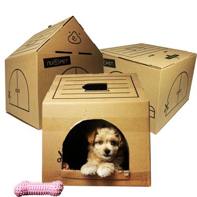 China 2022 New Design Recyclable Cheap Multifunctional Eco-friendly Pet Supplies For Cat And Kennels Transport Packaging Paper Boxes for sale