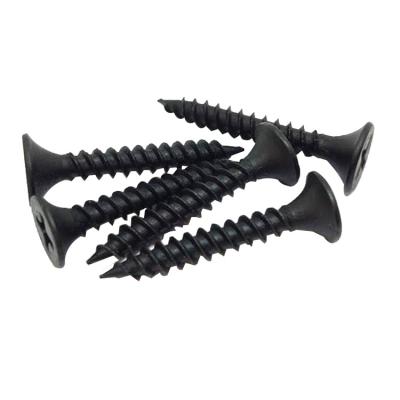 China Flat Chinese Drywall Screw Roofing Nail Twist Nails Self Drilling Drywall Screw Black Surface Treatment for sale