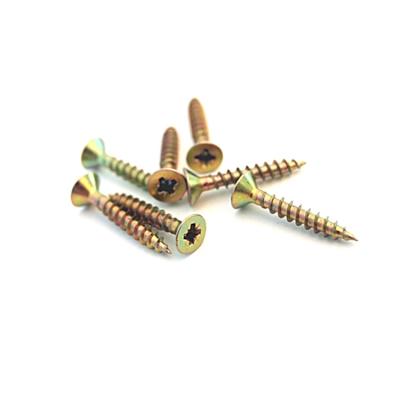 China 5X75 Pan Chipboard Screws Squar Chipboard Screw Steel Wire Head Galvanized Nail for sale