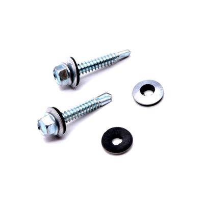 China Pan Corroshield Galvanized Metal Hexagon Head Stainless Steel Sus 304 Self Drilling Roofing Screw for sale