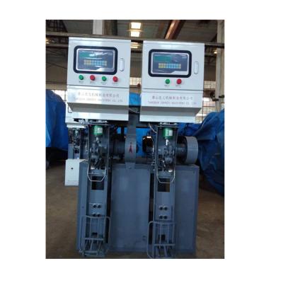 China Building Material Stores 40kg 50kg Stationary Cement 2 Head Gesso Packing Machine for sale