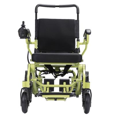 China 2021 Amazon Hot Selling Wheelchair Used For Sale Folding Remote Control Electric Wheelchair 120kg Power Wheelchair for sale