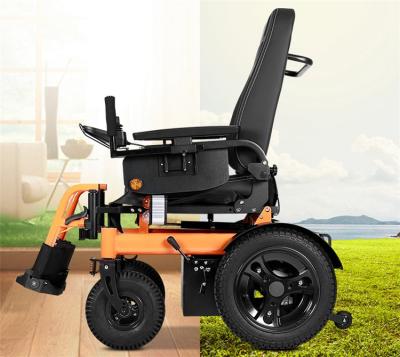 China Cheap new arrival used big wheel wheelchair electric wheelchair fold wheelchair for sale 140kg for sale