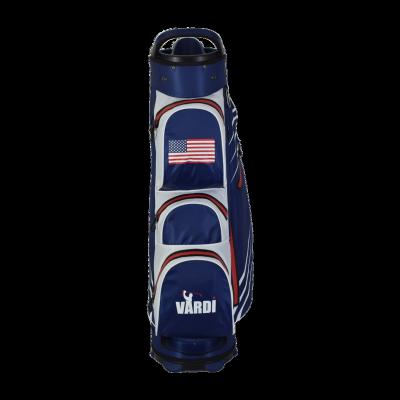 China Waterproof Polyester Live Do Gold Golf Bag 9 Way Cart for sale