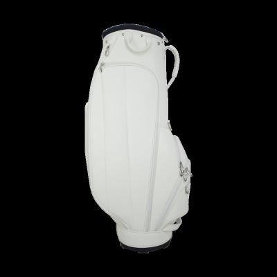 China New Design 6-Way White PU Golf Bag for sale