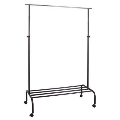 China Metal Hanging Frame Adjustable Bedroom Display Clothes Rack /Three Layer Hanger Rack One Frame Clothing Rack for sale