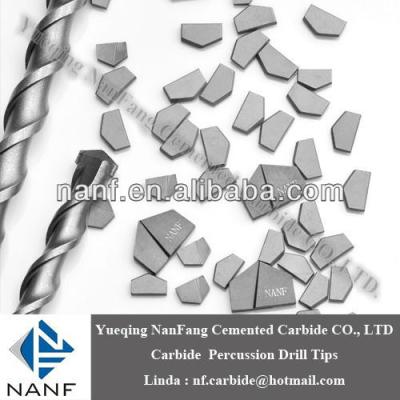 China Masonry drilling yg8 tungsten carbide hammer drill tips for sale