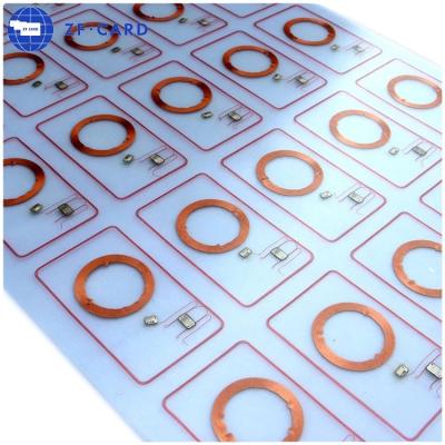 China Waterproof / UHF 6C rifd bottom inlay waterproof prelam sheet inlay for sale