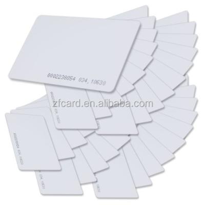 China Smart Card Application | Printable Campus Card ect CR80 125KHz RFID EM4100 Proximity White PVC Contactless Smart ID Cards for sale