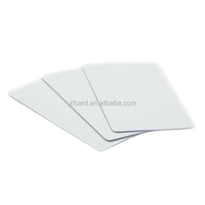 China Plain White Waterproof/Waterproof PVC 13.56MHz MIFARE EV1 1K MIFARE S50 Ivory Classic Card for sale