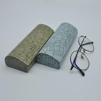 China 2019 New Luxury Big Sunglasses Case Black Leather Handmade Luxury Sunglasses Packaging Box for sale