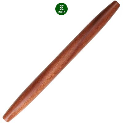 China Viable Sapele Wooden French Pin for Making, Tapered Roller for Fondant Gumpaste Cookie, Pastry (15-3/4inch French) for sale